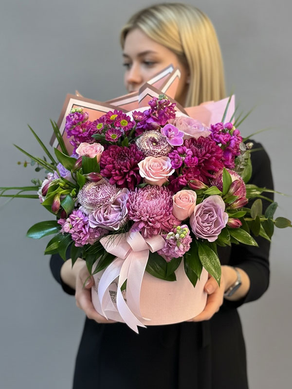 Lizy Kutu Aranjman Çiçek