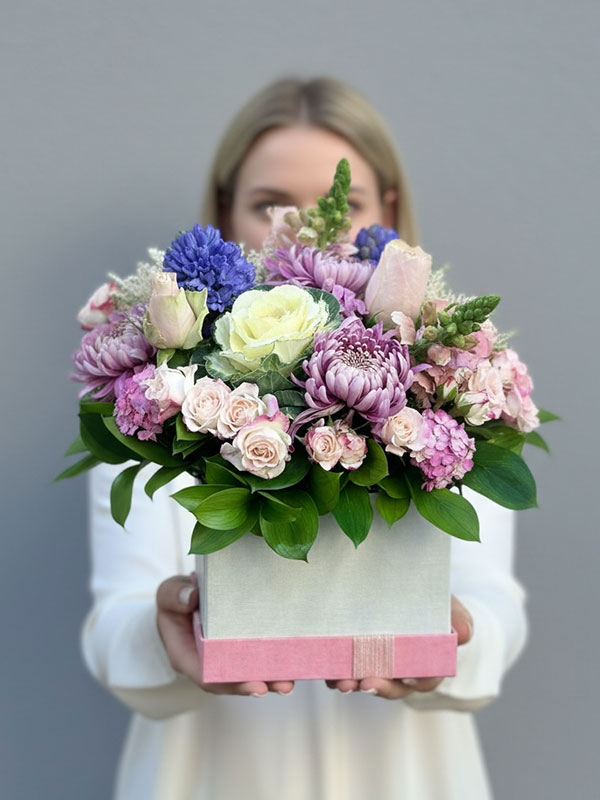 Rani Kutu Aranjman Çiçek